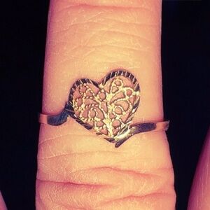 Gold Heart Ring
